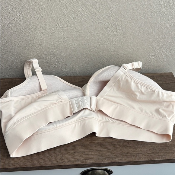 Jockey Women’s Plus Bra Lot 7514 Beige/Blush Forever Fit Wireless 3XL (2 Bras) - Picture 11 of 15